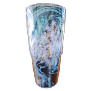 Tervis 24 Ounce Tumbler "Teal Splash" New NO LID